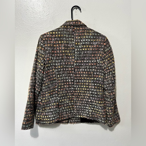 Sag Harbor Tweed Pastel Confetti Blazer Jacket - 6P - Picture 5 of 8